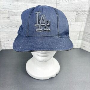 Cooperstown collection, American needle quality 7 5/8 black pin strip LA DODGERS